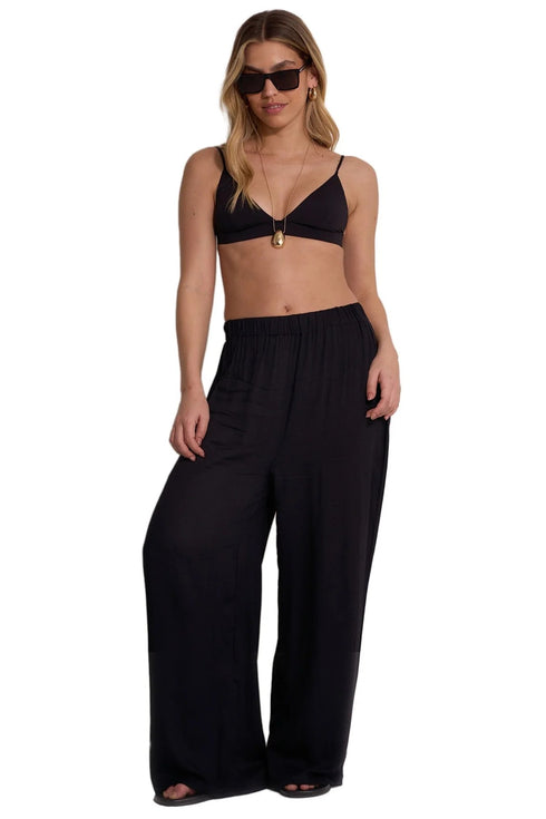 Gottex Beach Life Satin Shore High Waist Beach Pant