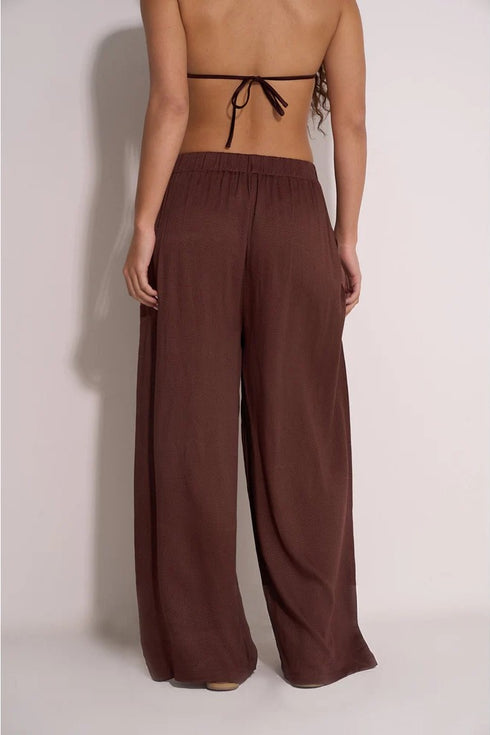 Gottex Beach Life Satin Shore High Waist Beach Pant