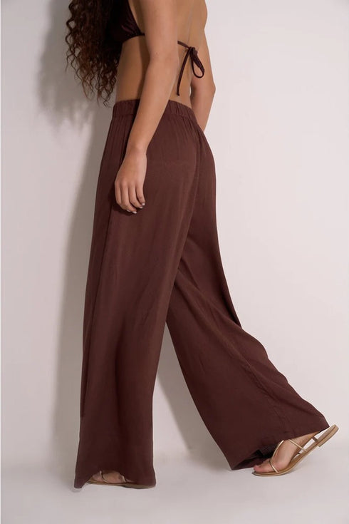 Gottex Beach Life Satin Shore High Waist Beach Pant