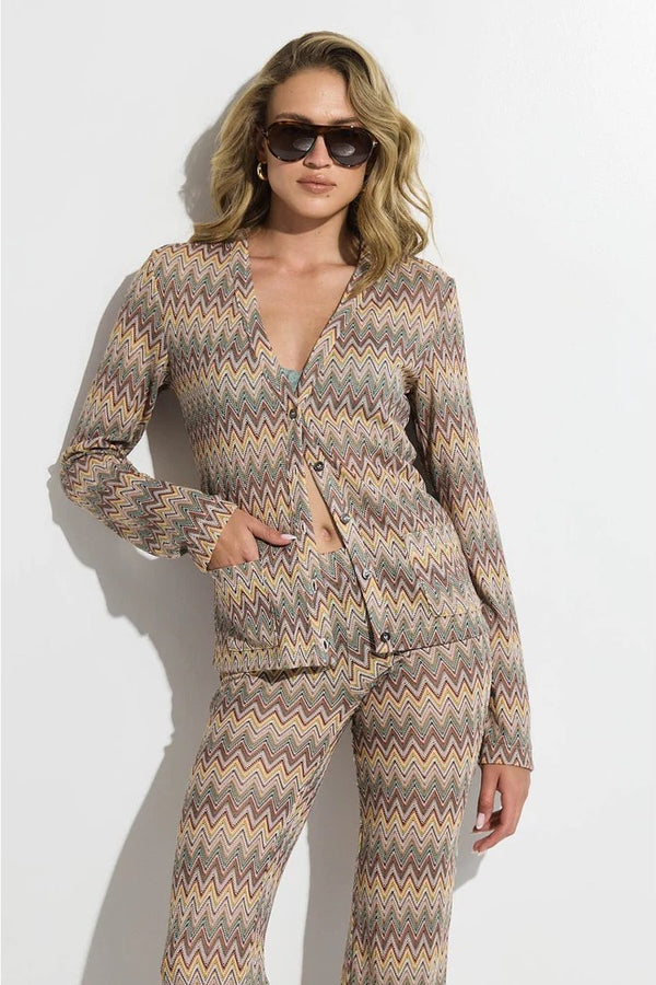 Gottex Beach Life Desert Mirage Victoria Beach Cardigan