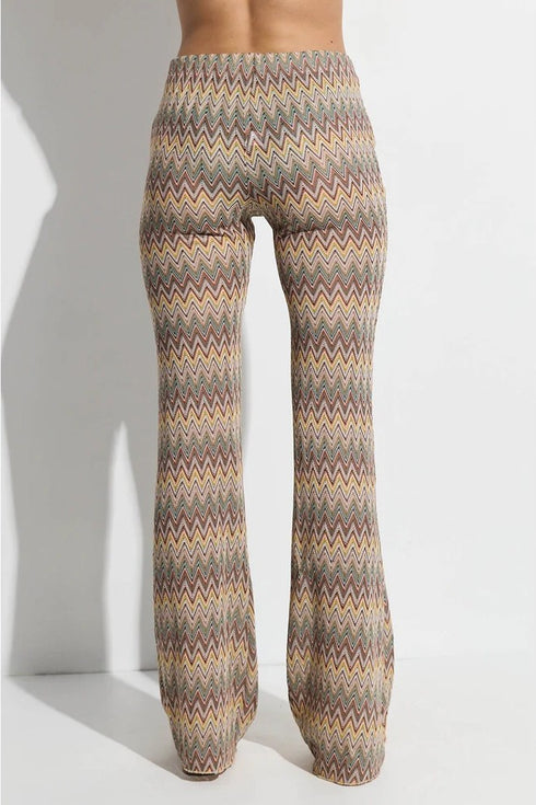 Gottex Beach Life Desert Mirage High Waist Flare Beach Pants