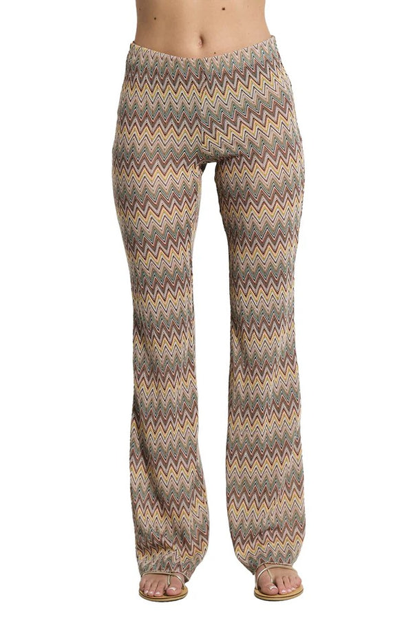Gottex Beach Life Desert Mirage High Waist Flare Beach Pants
