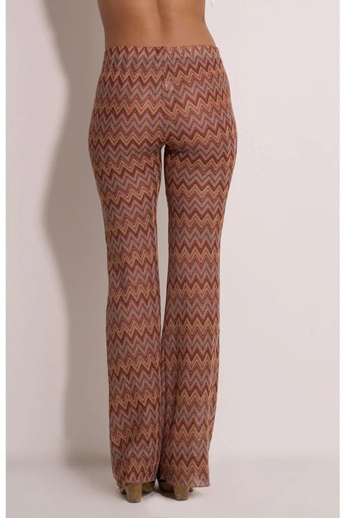 Gottex Beach Life Desert Mirage High Waist Flare Beach Pants