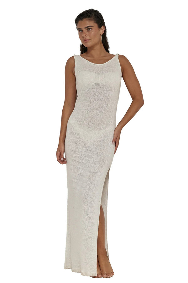 Gottex Beach Life Renne Crochet Off the Shoulder Dress