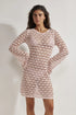 Gottex Beach Life Rama Crochet Mini Dress