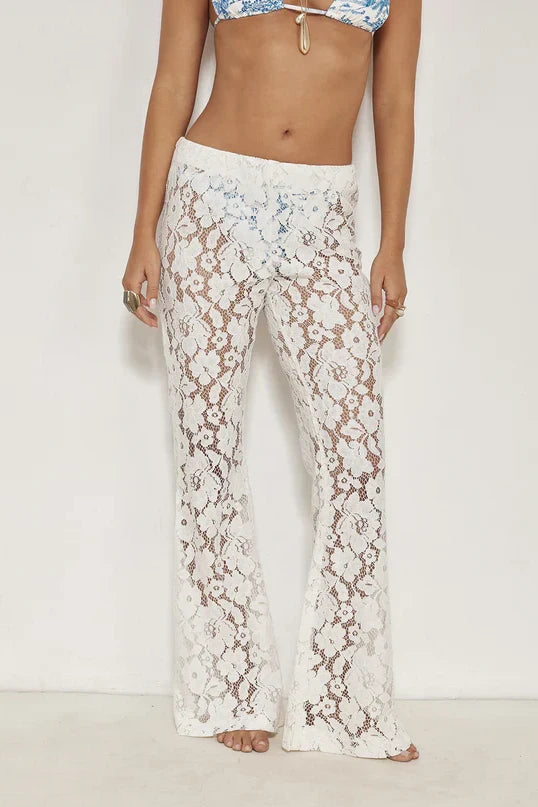 Gottex Beach Life Saint Tropez Floral Lace Pants