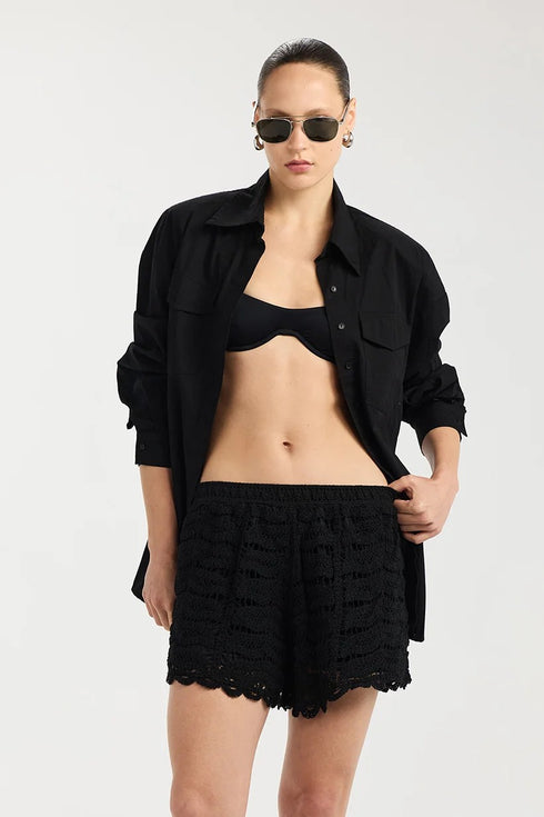 Gottex Beach Life Taylor Crochet Beach Shorts