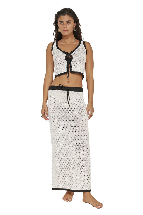 Gottex Beach Life Miches Crochet Skirt Cover-Up Set