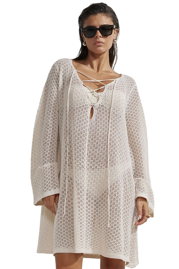 Gottex Beach Life Miss Crochet Mini Dress