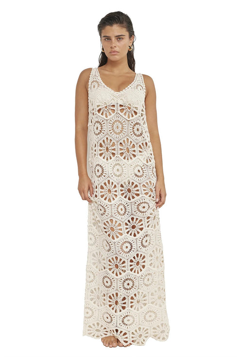 Gottex Beach Life Charlie Lace Scoop Neck Maxi Dress