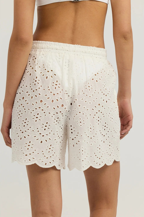 Gottex Beach Life Giselle Guipure Lace Shorts