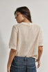 Gottex Beach Life Robbie Crochet Collared Beach Top