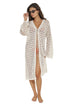 Gottex Beach Life Rama Crochet Front Tie Robe