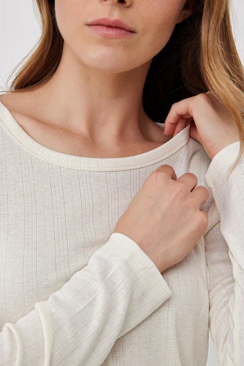 Gottex Beach Life Daydream Pointelle Loungewear Top