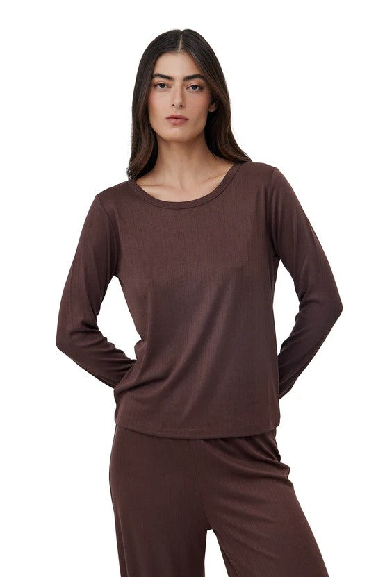 Gottex Beach Life Daydream Pointelle Loungewear Top