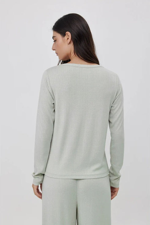 Gottex Beach Life Daydream Pointelle Loungewear Top