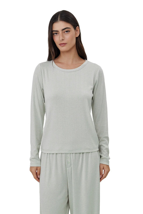 Gottex Beach Life Daydream Pointelle Loungewear Top