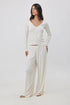 Gottex Beach Life Daydream Pointelle Buttoned Loungewear Top