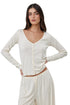 Gottex Beach Life Daydream Pointelle Buttoned Loungewear Top