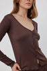 Gottex Beach Life Daydream Pointelle Buttoned Loungewear Top