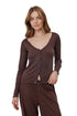 Gottex Beach Life Daydream Pointelle Buttoned Loungewear Top