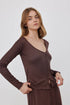 Gottex Beach Life Daydream Pointelle Buttoned Loungewear Top