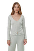Gottex Beach Life Daydream Pointelle Buttoned Loungewear Top