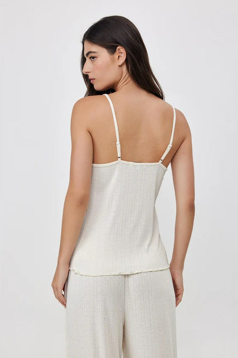 Gottex Beach Life Daydream Pointelle Loungewear Tank Top