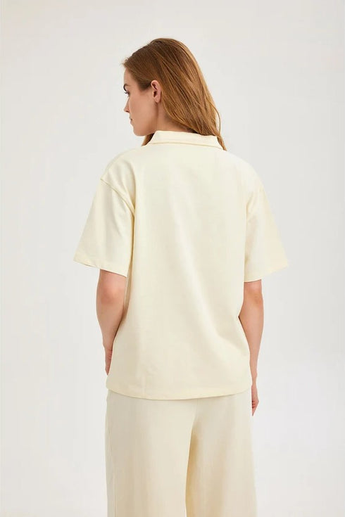 Gottex Beach Life Summer Lounge Cotton Polo T-Shirt