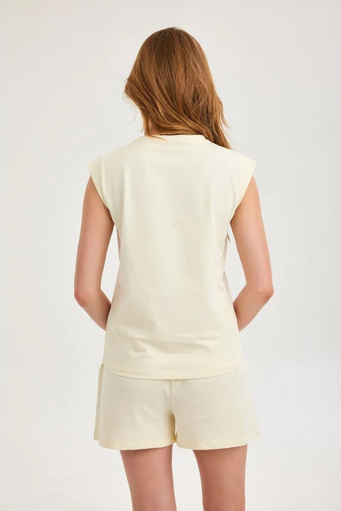 Gottex Beach Life Summer Lounge Cotton Sleeveless Top