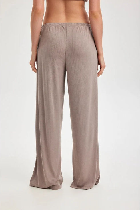 Gottex Beach Life Summer Lounge Pointelle Wide Leg Pant