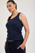 Gottex Beach Life Summer Lounge Waffle Racerback Tank Top