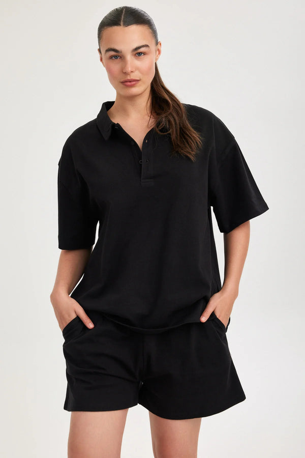 Gottex Beach Life Summer Lounge Cotton Polo T-Shirt