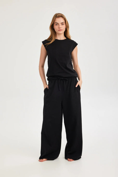 Gottex Beach Life Summer Lounge Cotton Wide Leg Pant