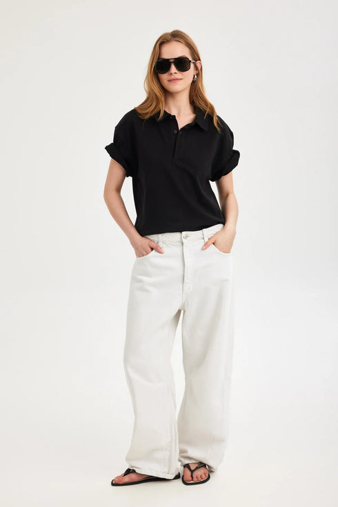 Gottex Beach Life Summer Lounge Cotton Polo T-Shirt