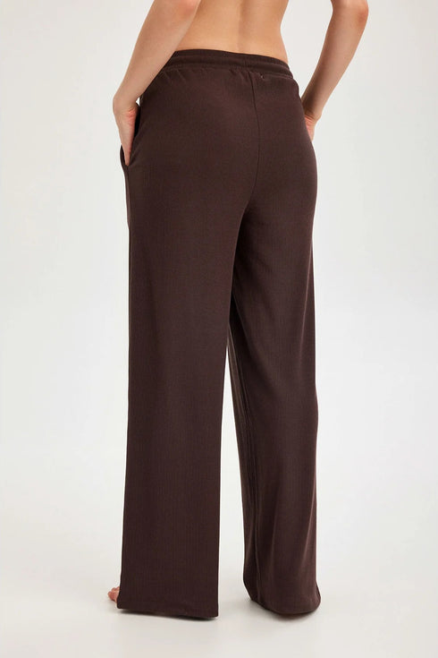 Gottex Beach Life Summer Lounge Ribbed Wide Leg Pant