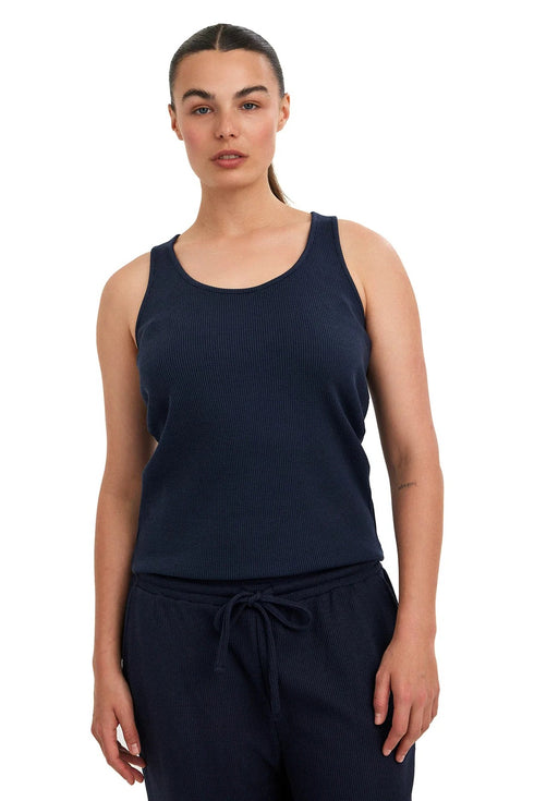 Gottex Beach Life Summer Lounge Waffle Racerback Tank Top