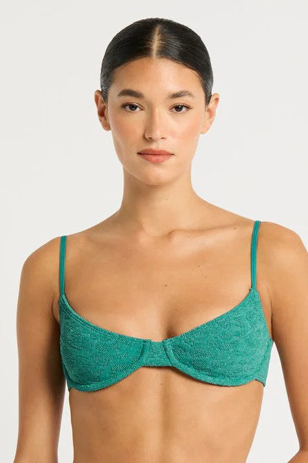 Bond-Eye Lurex Gracie Balconette Top