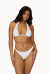 PQ Swim White Sand Basic Ruched Bottoms