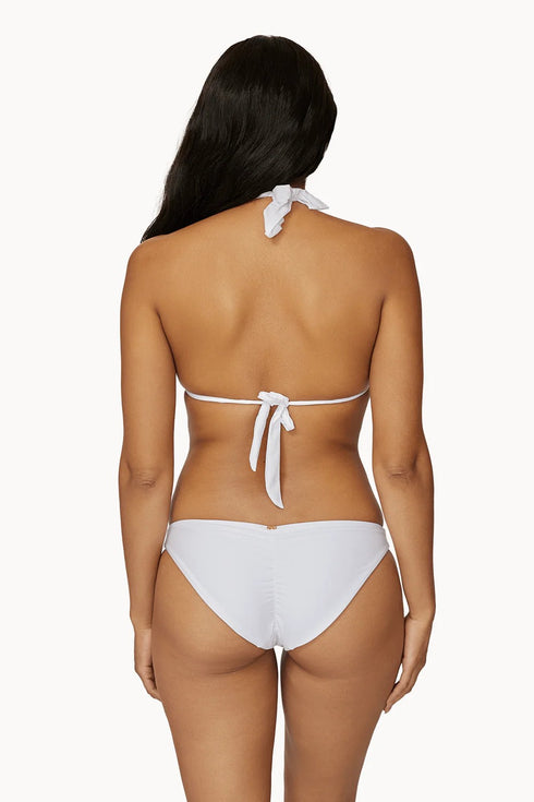 PQ Swim White Sand Basic Ruched Bottoms