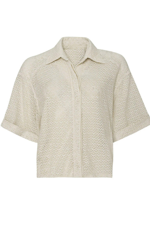 PQ Swim Biscotti Blake Button Top