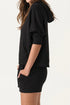 PQ Swim Black Travel Hoodie