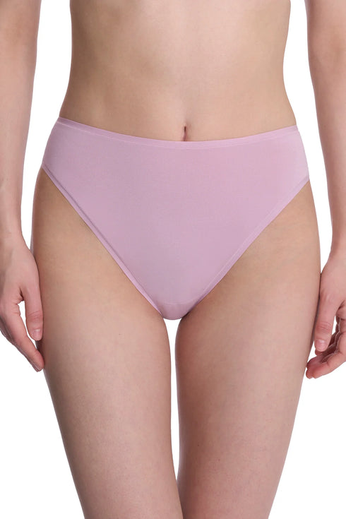 Natori Bliss Bare Cotton High Cut Brief