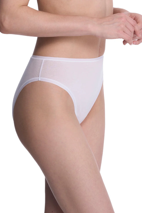 Natori Bliss Bare Cotton High Cut Brief
