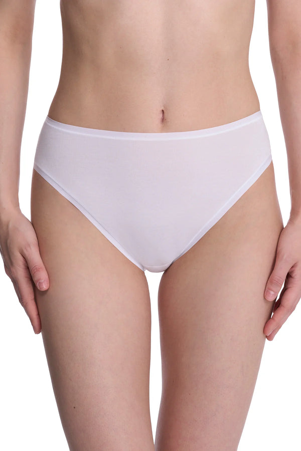 Natori Bliss Bare Cotton High Cut Brief