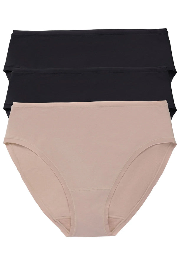 Natori Bliss Bare Cotton Hipster 3-pack