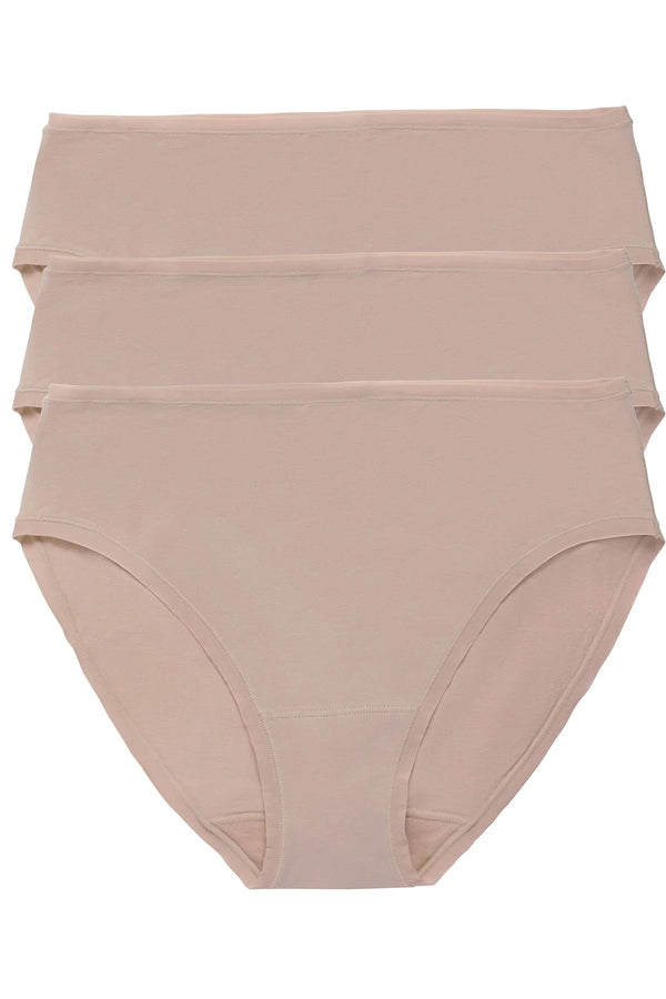 Natori Bliss Bare Cotton Hipster 3-pack