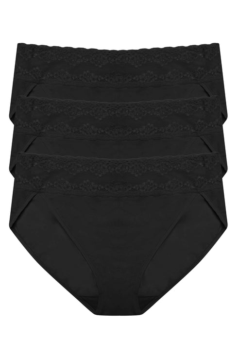 Natori Bliss Perfection One Size French Bikini 3-pack