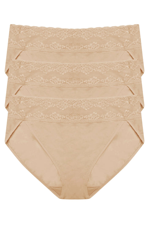 Natori Bliss Perfection One Size French Bikini 3-pack