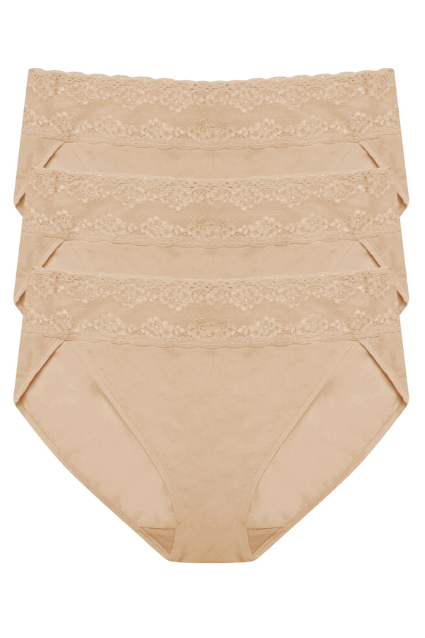 Natori Bliss Perfection One Size French Bikini 3-pack